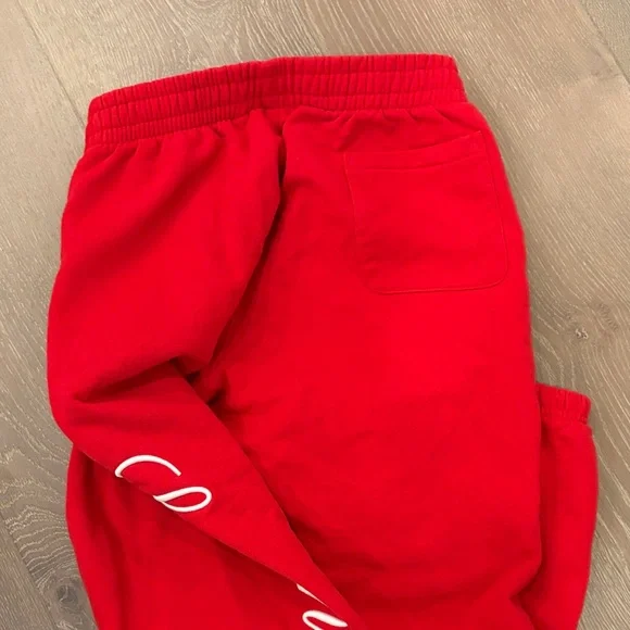 Supreme Red Joggers with white logo - Picture 2 of 5
